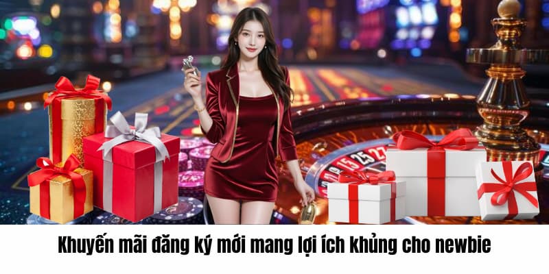 Khuyến mãi đăng ký mới mang lợi ích khủng cho newbie