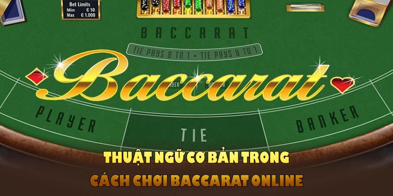 Một số thuật ngữ cơ bản trong cách chơi baccarat online bạn cần nắm